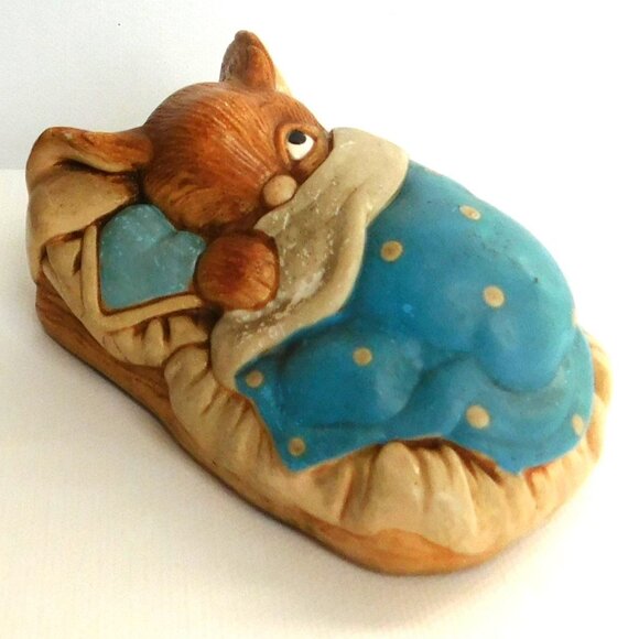 Pendelfin England Handpainted Stonecraft "PEEPS" Bunny Rabbit Figurine - Picture 1 of 5